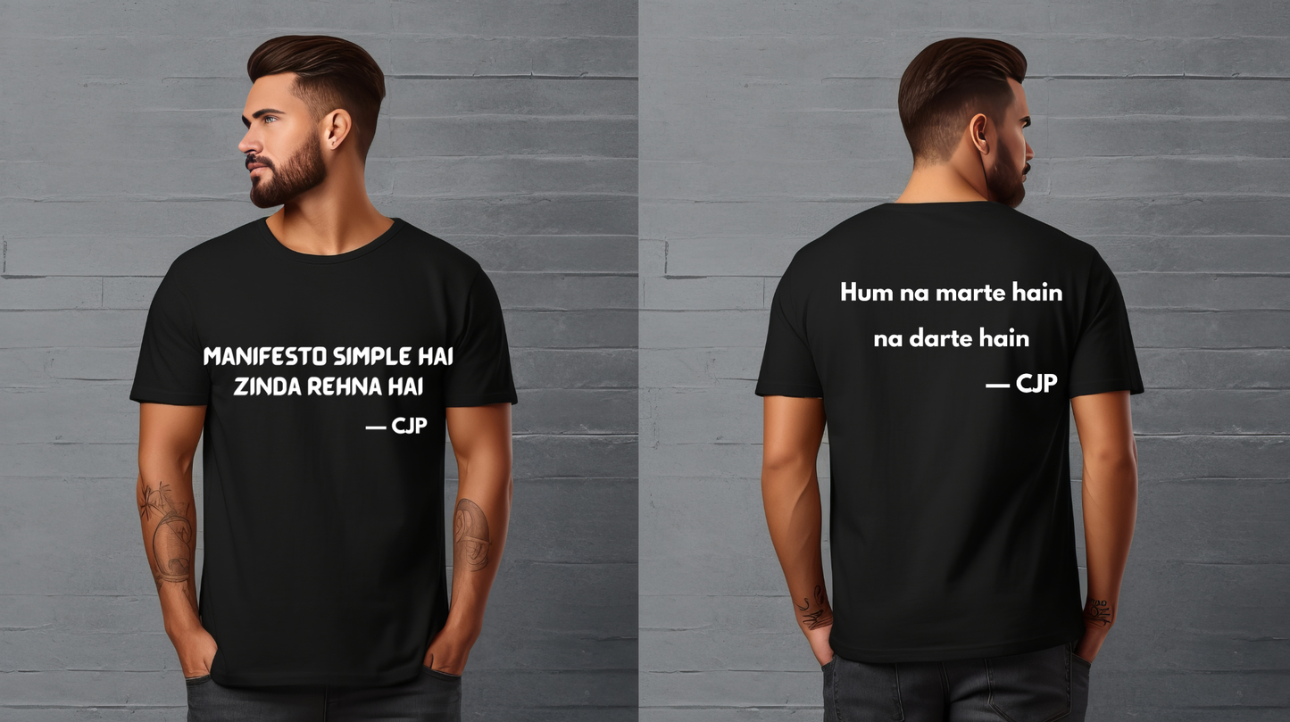 CJP Manifesto Oversized T-Shirt